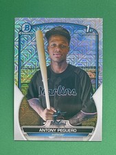 2023 Bowman ANTHONY PEGUERO 1ST BOWMAN CHROME PROSPECTS MEGA BOX MOJO #BCP-62