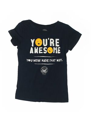 Assorted Brands Girls Blue Short Sleeve T-Shirt Medium kids