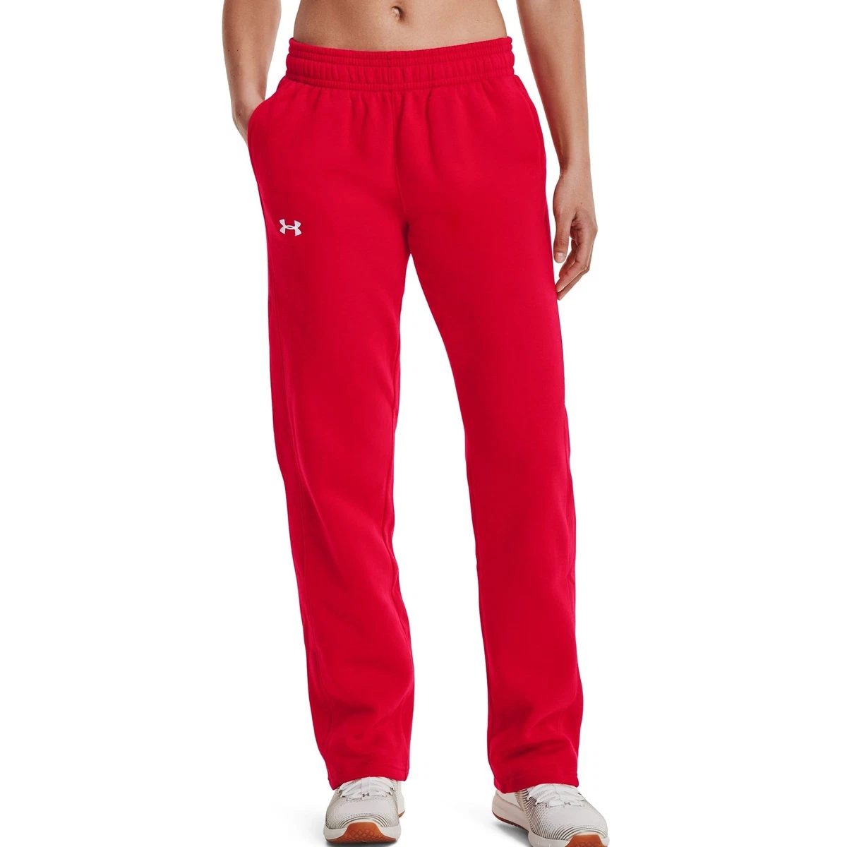 1300267-600] Womens Under Armour Hustle Fleece Pant