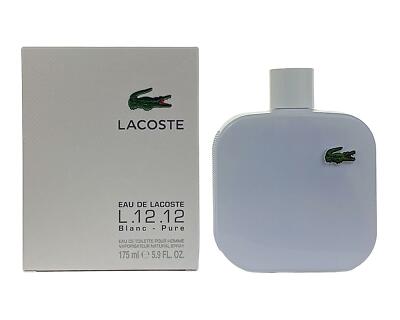 Eau De Lacoste L.12.12 Blanc Eau De Toilette for Men 5.9 oz / 175 ml - Spray