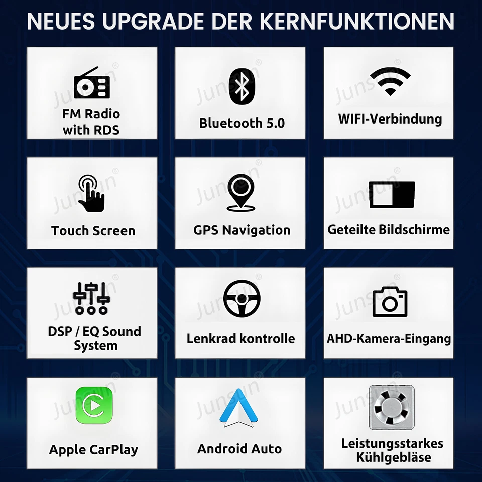 Android 14 Autoradio Für VW Golf VII MK7 2013-2020 Carplay GPS Navi SWC BT DAB+ - Bild 3 von 4