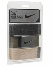 Nike 3-in-1 Adjustable One Size Fits All up to 42 Web Belt