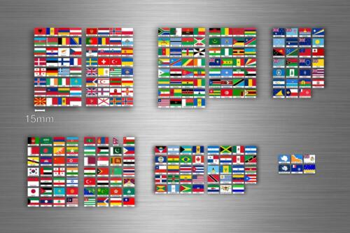 252x Country World Flag Stickers States Scrapbooking Collection r3 - Picture 1 of 1