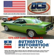 1970 AAR Cuda Stripe Kit - You Choose Color USA