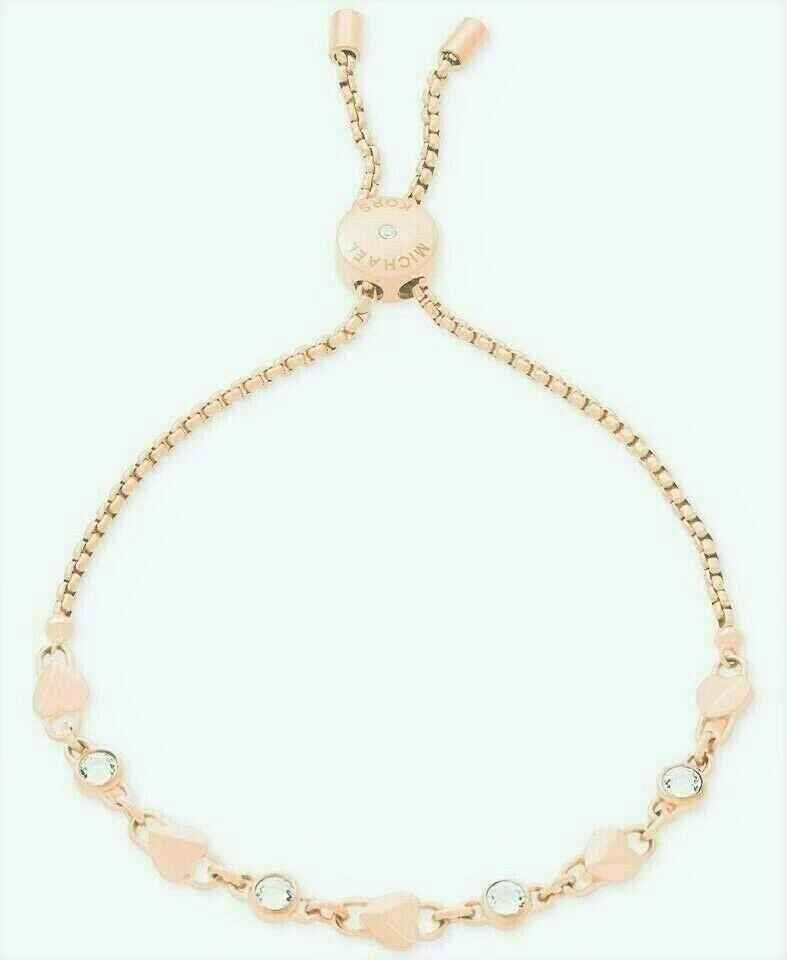 Michael kors bracelet with heart charm deals