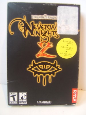 Forgotten Realms Atari Neverwinter Nights 2 & Diamond PC Computer RPG Game