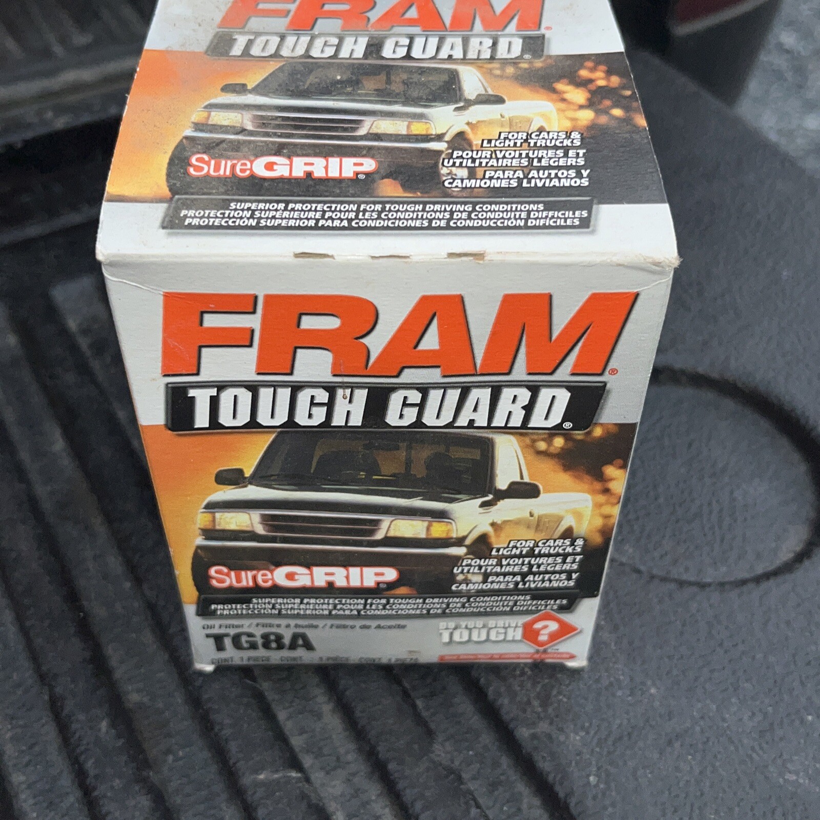 Fram TG8A Tough Guard Oil Filter SURE GRIP new in box eBay