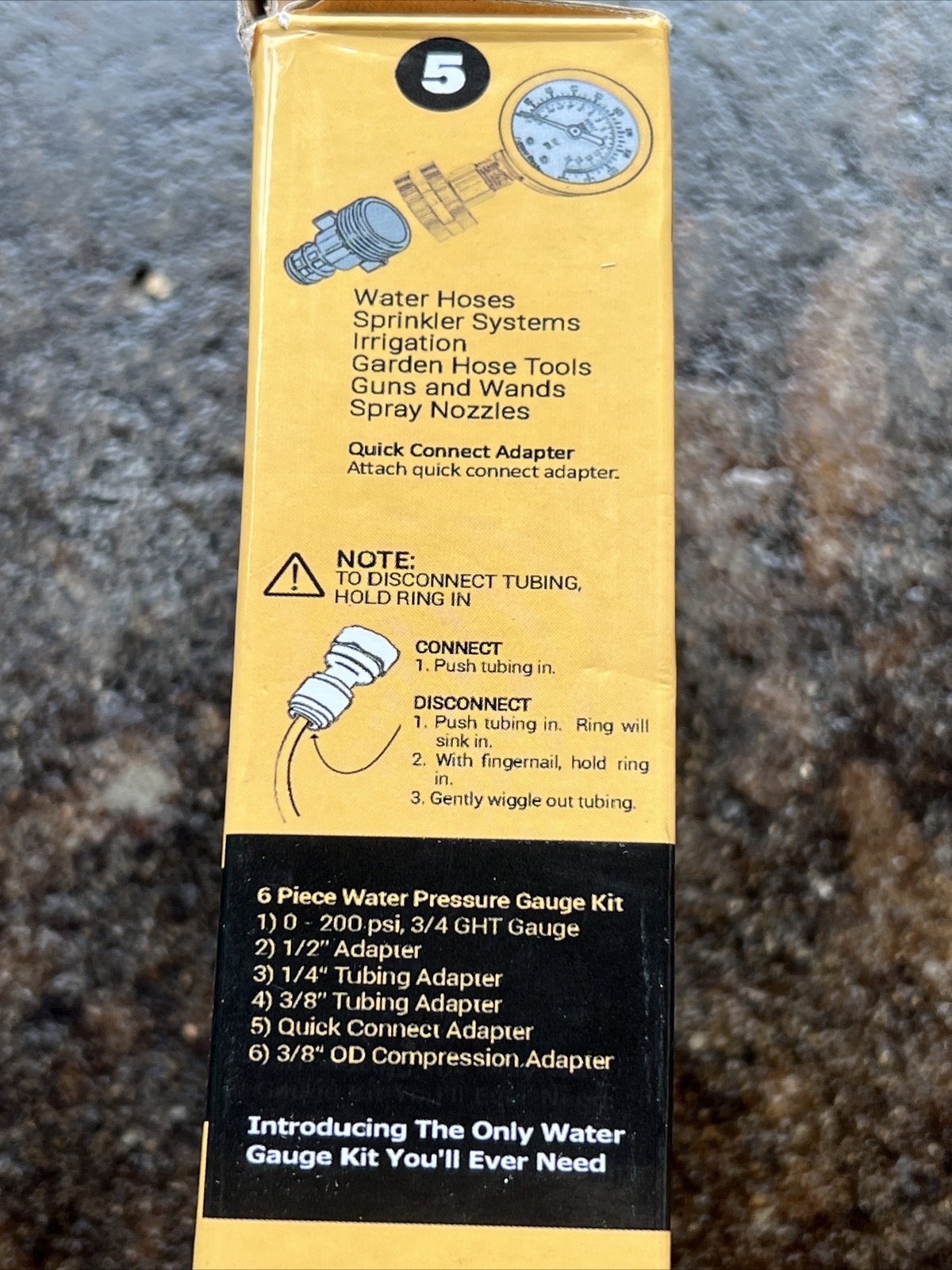 New Flow Doctor Water Pressure Gauge Kit 0 to 200 Psi eBay