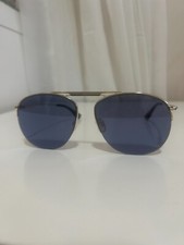 Le specs 'Liberation' Aviator Sunglasses Blue Tone