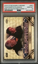 Marketplace image: 2024 STAR WARS 1/1 SUPERFRACTOR DARTH PLAGUIES RISE PALPATINE ANAKIN PSA 10 GOLD