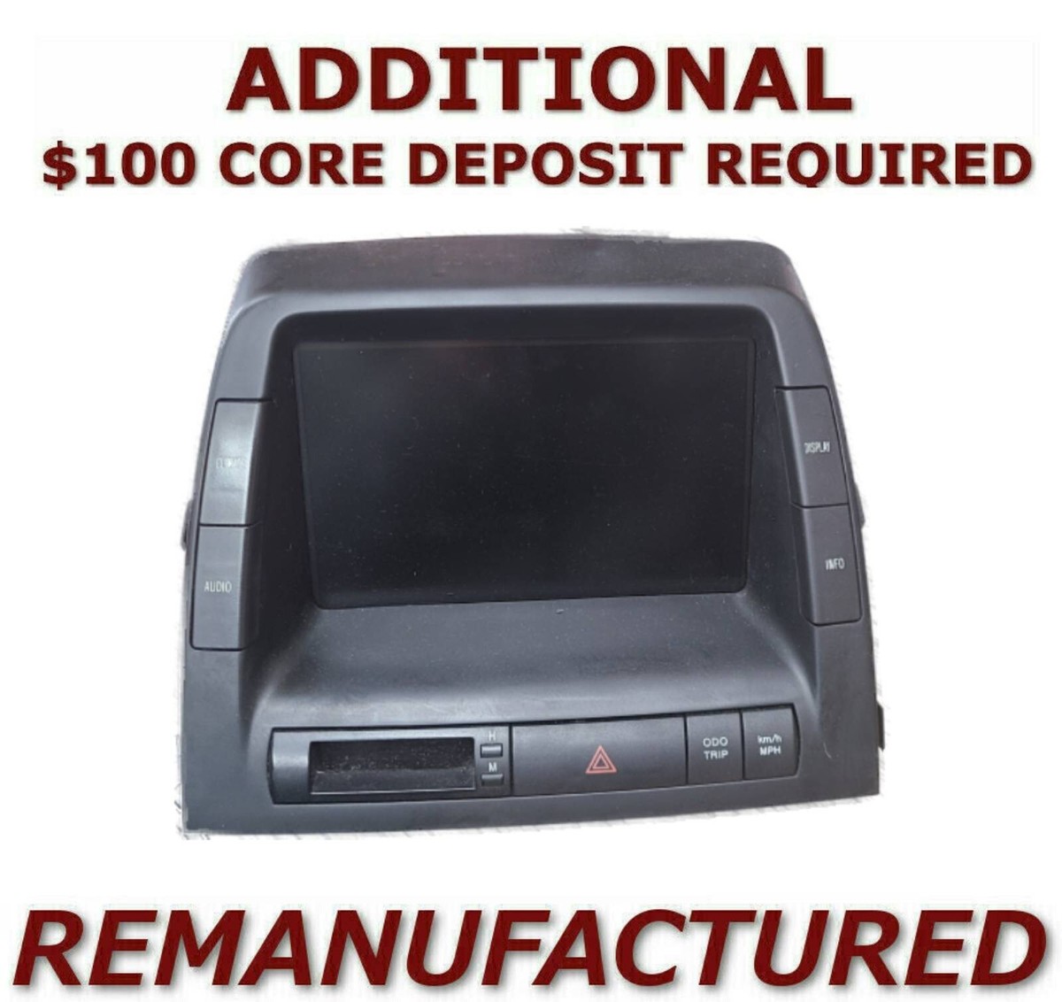 REMAN 06 07 08 09 Toyota Prius MFD Multi Information Display 86110