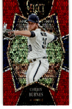 2022 Panini Select  #158 Corbin Burnes Red Disco Prizm