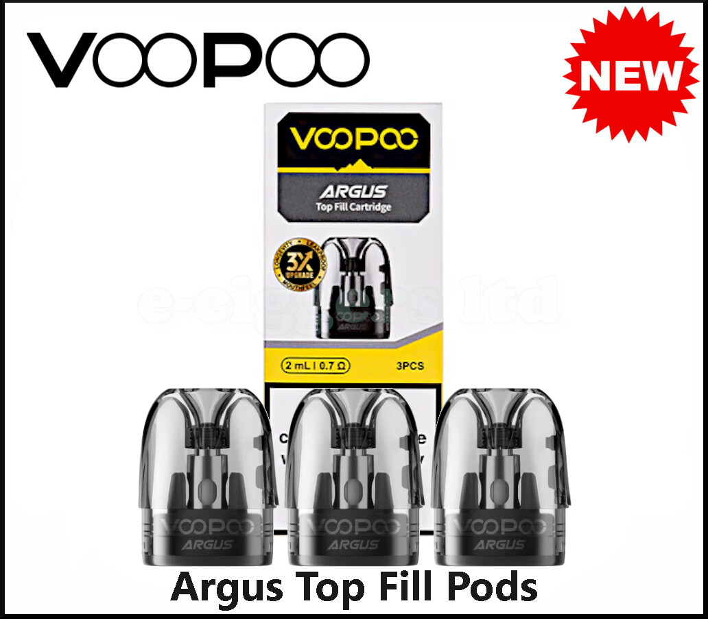 elfbar nachfüll pod läuft aus Genuine Voopoo ARGUS Pod Cartridges - TOP FILL - P2 G2 - 2ml - 0.4Ω / 0.7Ω  /1.0Ω