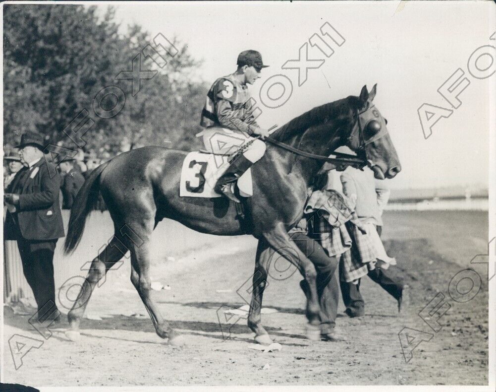 1930 Racehorse Si Relife Press Photo