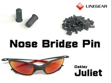 LINEGEAR Nose Bridge Pin, Rivet - Dark Gray for Oakley Juliet 2pcs NBPIN-XM 