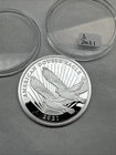2021 Cook Islands $2 American Double Eagle 1/2 oz .999 Fine Silver Coin Proof