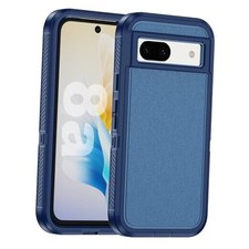 for Google Case, Shockproof Dustproof Drop Proof, Military-Grade Pixel 8a Blue