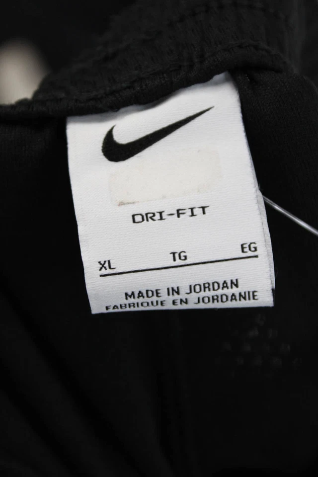 Shorts casual Nike masculino texturizado cordão ajustável preto tamanho XL - Imagem 3 de 4