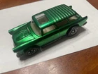 Vintage Hot Wheels Redline Classic Nomad Green USA 1969 White Interior