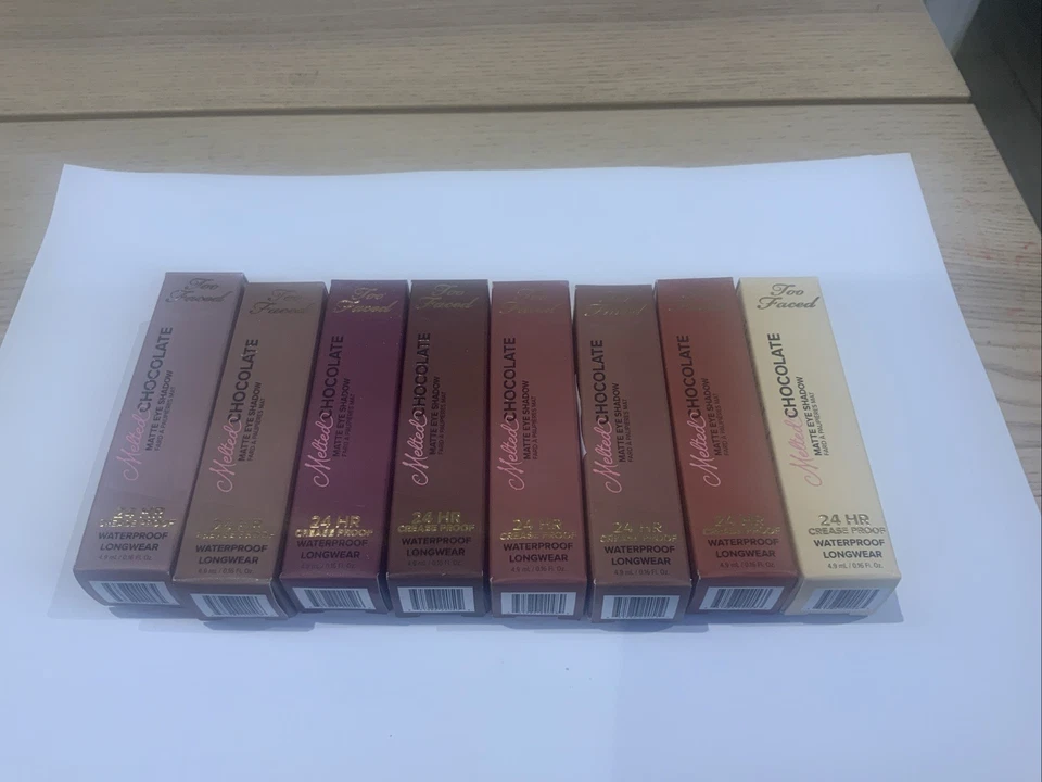 TOO FACED MELTED CHOCOLATE MALT MATTE  EYE SHADOW VARIOUS SHADES NEW & BOXED - Image 2 of 4