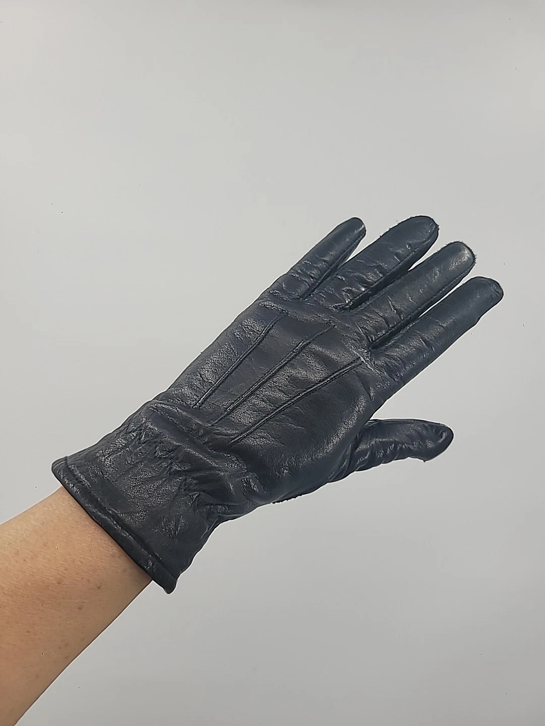 Gates Black Leather Ladies Gloves Sz S Thinsulate Lining