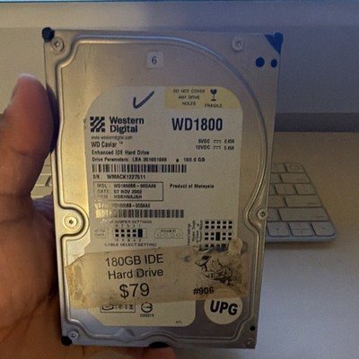 Western Digital WD Caviar WD1800 180GB IDE 3.5'' Internal Desktop HDD