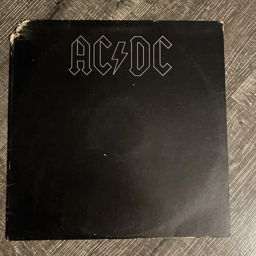 AC/DC Back In Black Vinyl LP Record 1980 Atlantic SD-16018 Picture Inner (S3)