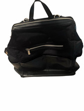 BEIS The Diaper Backpack Black with changing pad.