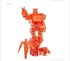 Newage Toys Na H62r Communications Louie Red Transparent Version Action Figure