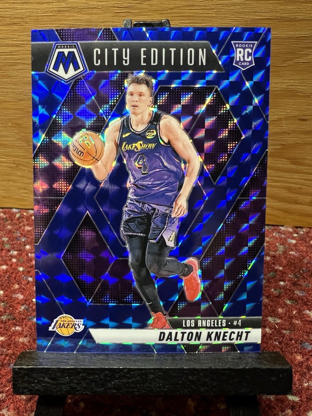 2024 Panini Mosaic City Edition Blue Prizm /199 Dalton Knecht #271 Rookie RC