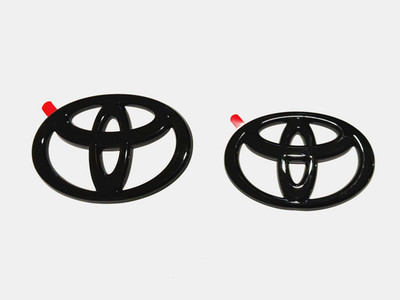NEW  TOYOTA 2025-2026 CAMRY GLOSS BLACKOUT FRONT & REAR EMBLEMS OVERLAY KIT SET