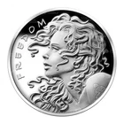 2013 Freedom Girl Silver Bullet Shield .999 1 oz Round in Capsule