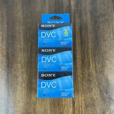 Sony DVC Digital Video Cassette 4 Pack Mini DV 60 Min Premium Tapes DVM60PRR/4