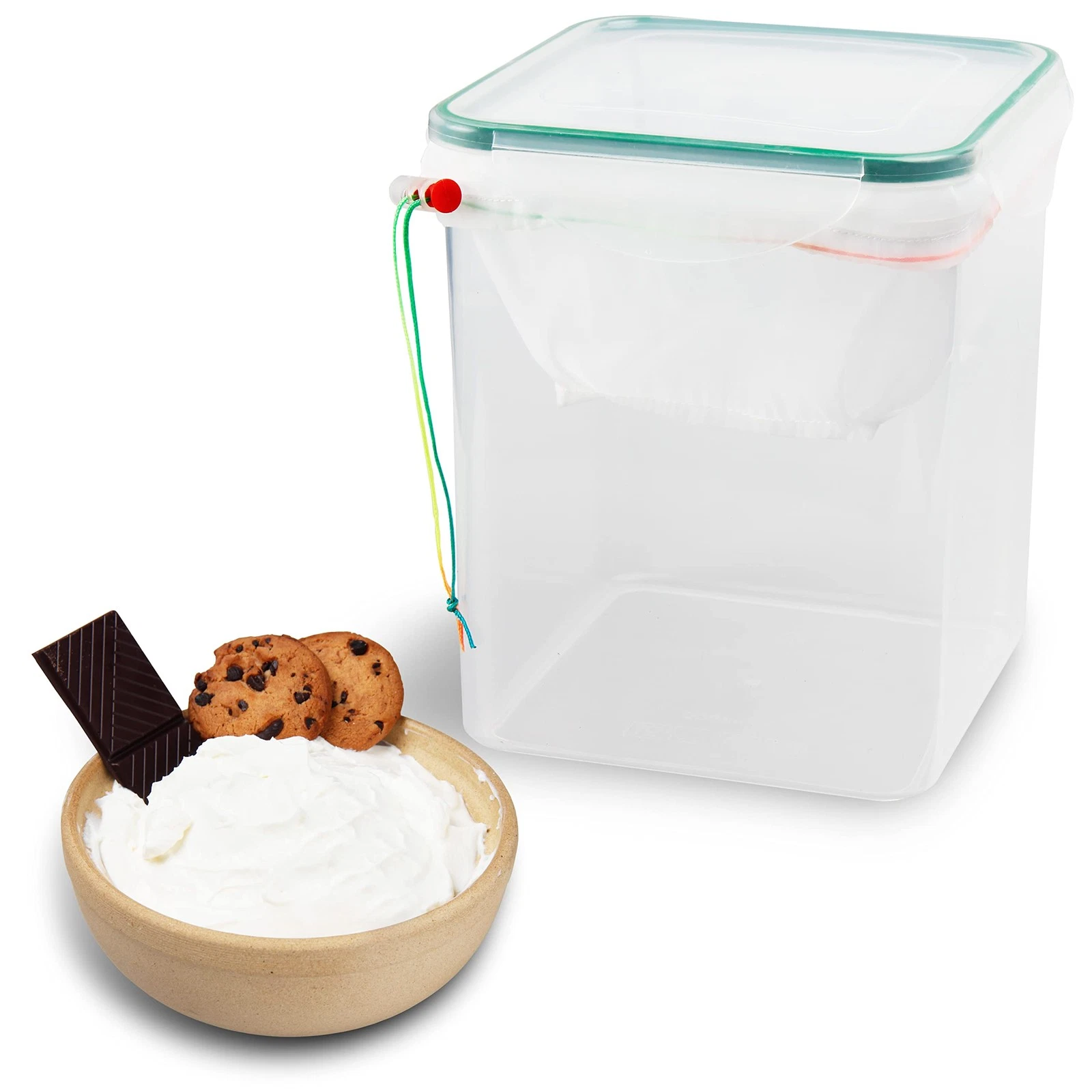 Greek Yogurt Strainer, 1.5 Quart Greek Yogurt Maker with Extra Fine Mesh Stra...