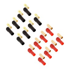 8+8 Female & Male DC 500V XT150 RC Car Connector Adapter Banana Bullet Plug Set