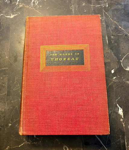 The Works of Thoreau by Henry David Thoreau/Ed. Henry S. Canby HC 1937