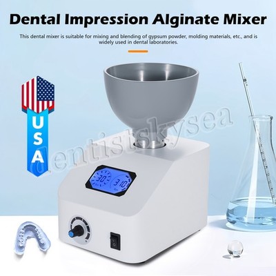 DENTAL LAB DIE STONE IMPRESSION MATERIAL ALGINATE MIXER 110V or 220V