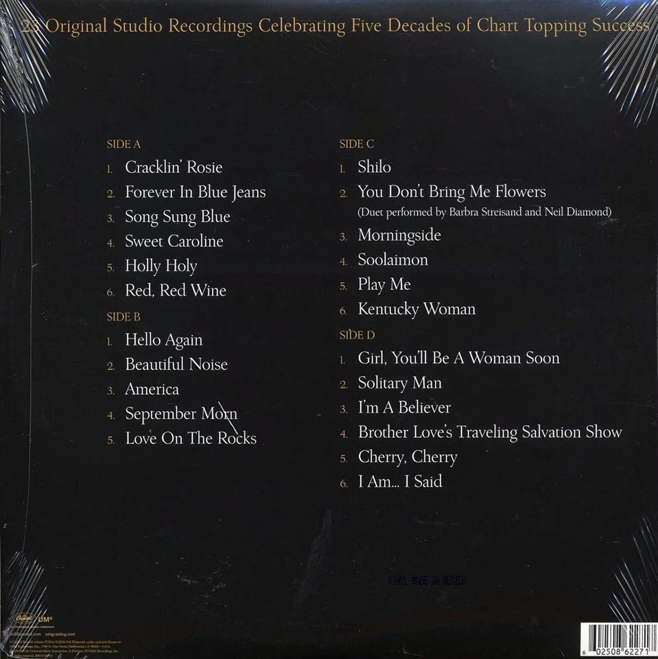 Neil Diamond All-time Greatest Hits Double Vinyl LP Set New & Sealed Free UK P&P - Image 3 of 3