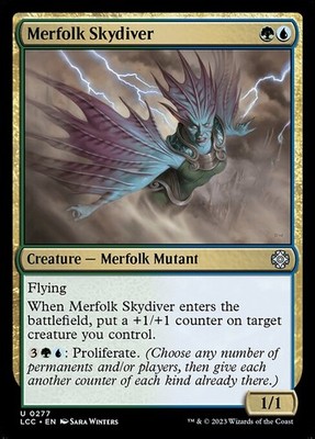 Merfolk Skydiver 277 U Normal LCC MTG NM
