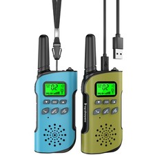 Walkie Talkies for Kids Rechargeable,Toys for Boys and Girls, 2 Pack Long Ran...