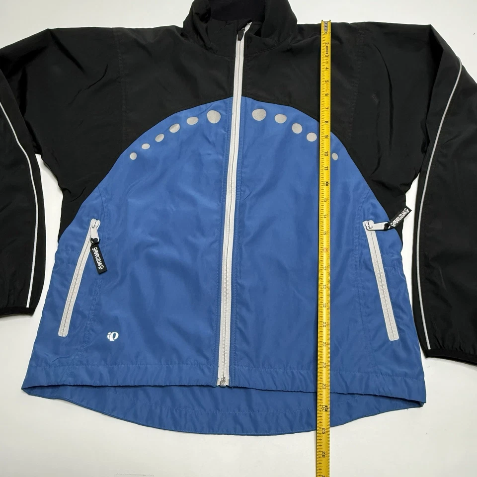 Chaqueta de ciclismo Pearl Izumi de colección para mujer cortavientos mediana Quest Barrier azul negro Foto 3 de 4