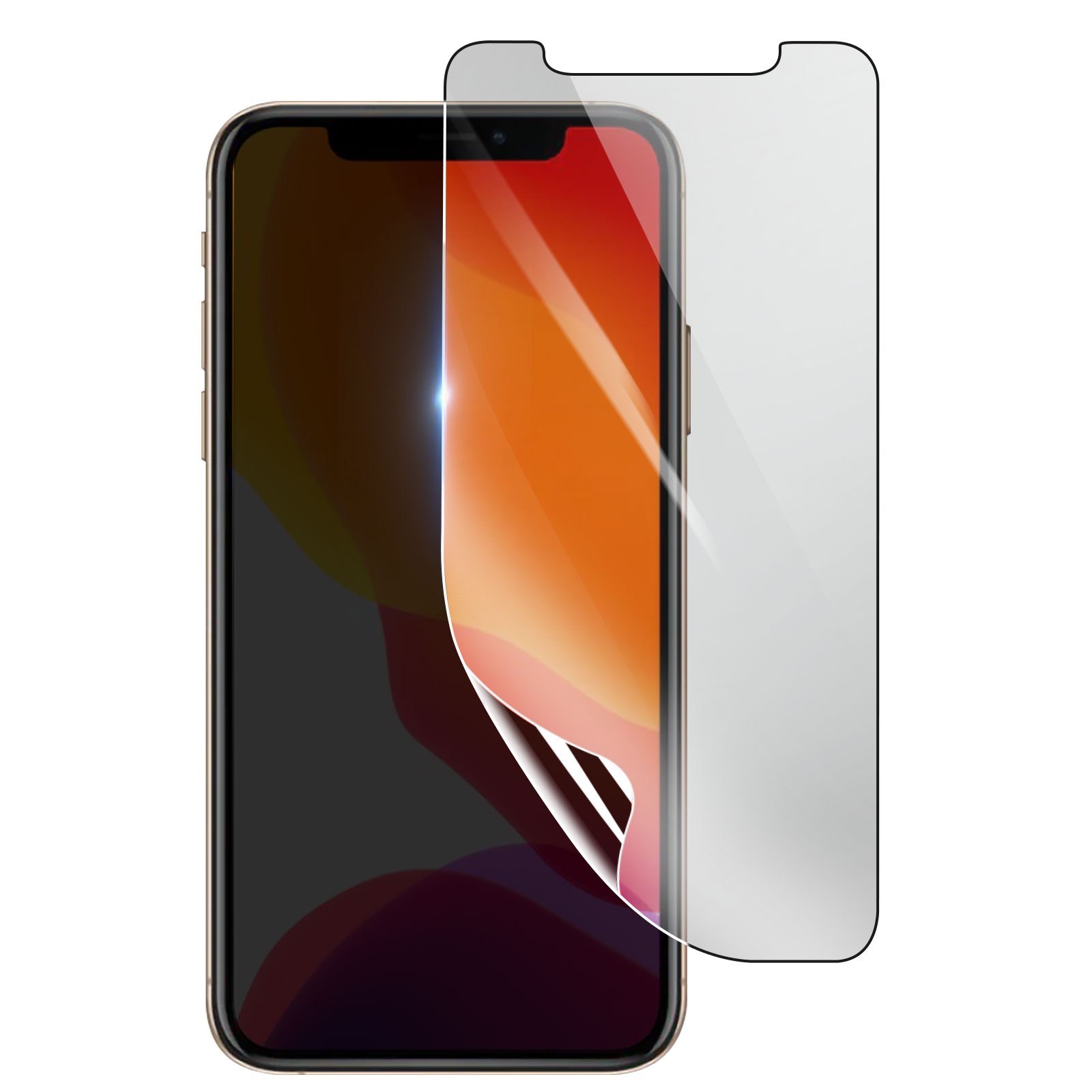 Protection ecran hydrogel iPhone 12 Pro film antichoc auto-regenerant