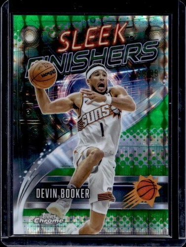 2025 Topps Chrome Devin Booker Refractors Green Geometric (RAW)