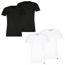 Puma Men's T-Shirts, 2 Pack - V-Neck Tee 2P, V-Neck, Regular Fit, Ba...