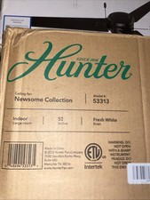 hunter model 53313 52 white ceiling fan