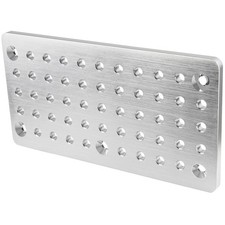 Kupo 6" x 11.5" x 3/8" Rectangle Aluminum Cheese Plate Mounting Bracket for C...