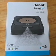 Nowy ZAPIECZĘTOWANY iRobot m6112 Braava Jet M6 Robot Mop Wi-Fi Connected Czarny 6112 czarny