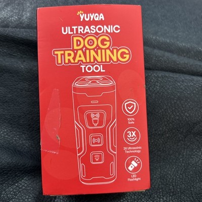 YUYQA Pet Training Device 3X Ultrasonic 23 FT Range Rechargeable For Dogs