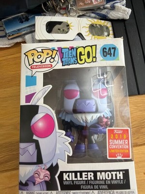 Funko Pop! Teen Titans Go! Killer Moth Figur #647 2018 Summer Convention LE