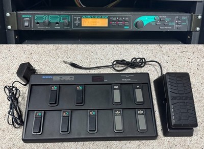 ZOOM 9150 Valve DSP Multi-Effect Processor with Zoom 8050 MIDI Foot Controller